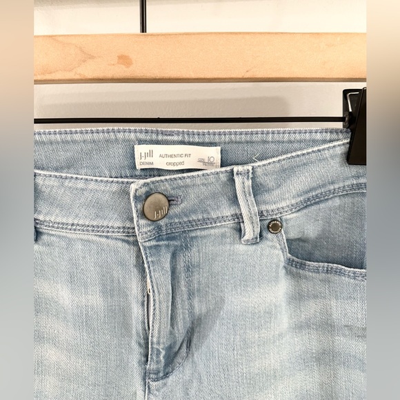 J. Jill Authentic Fit Cropped Jeans Size 10 Petite - Picture 5 of 6